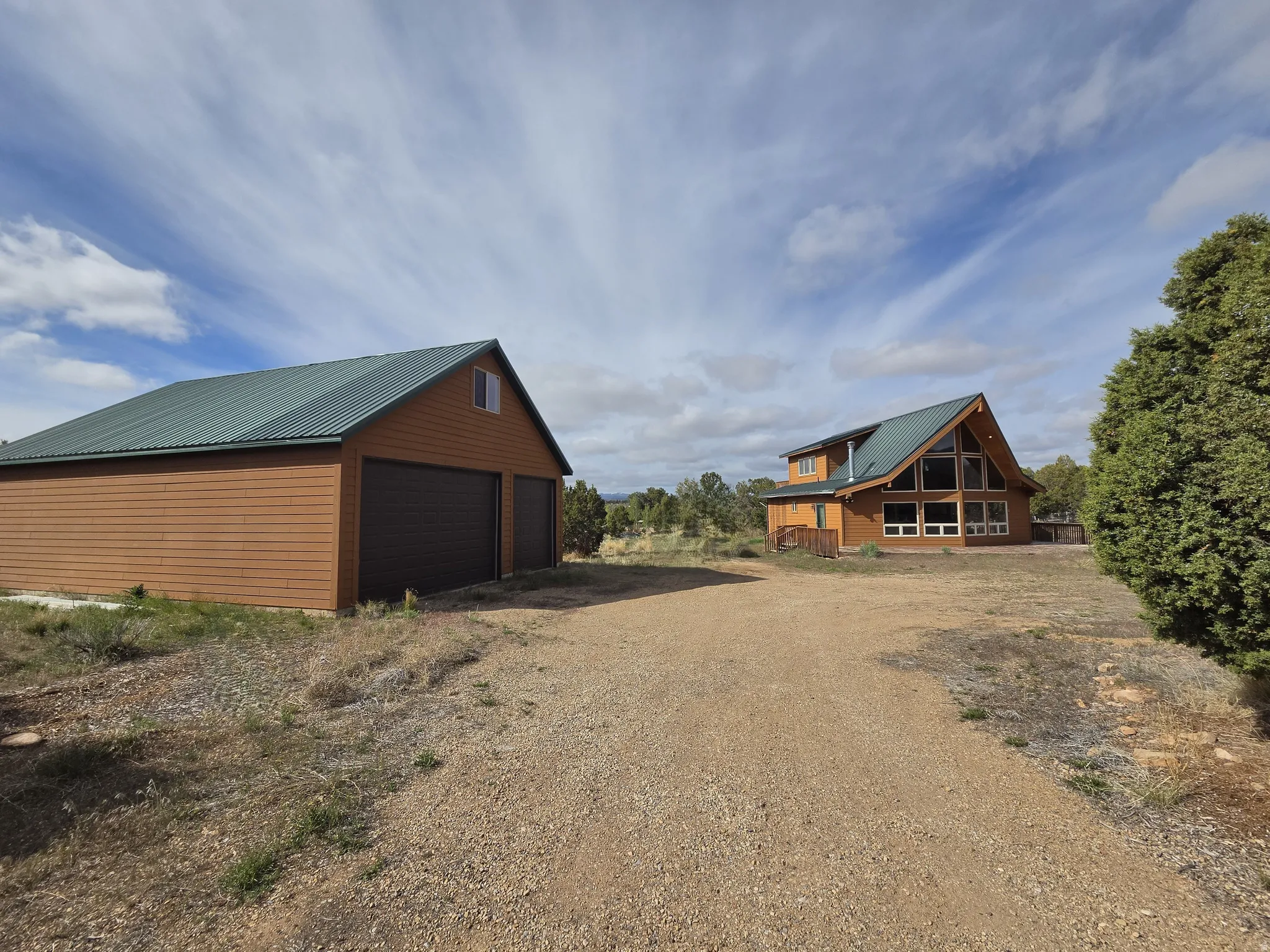 Beautiful Cabin on 5 Acres with 6 car garage!!