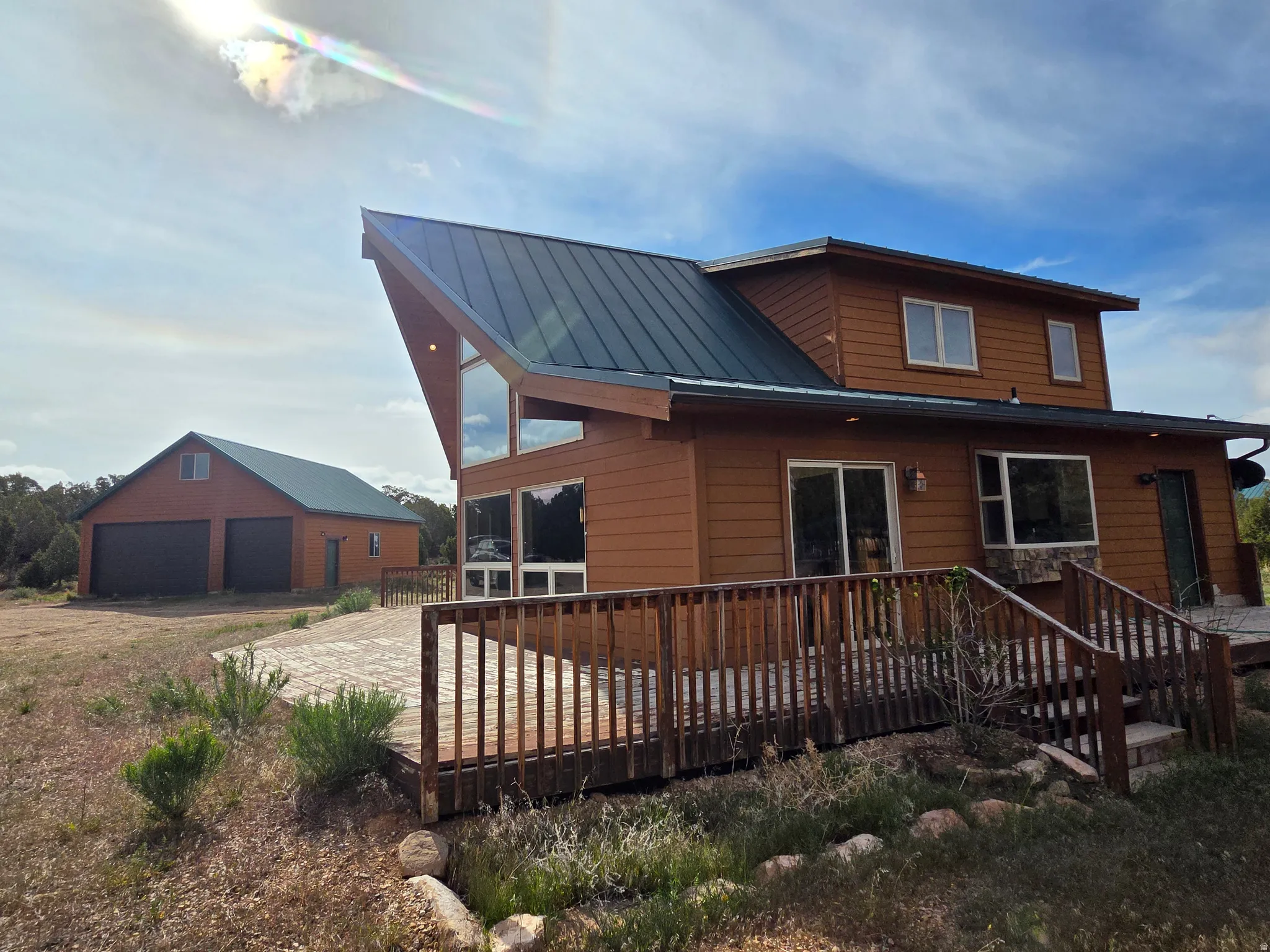 Side/Front of Cabin