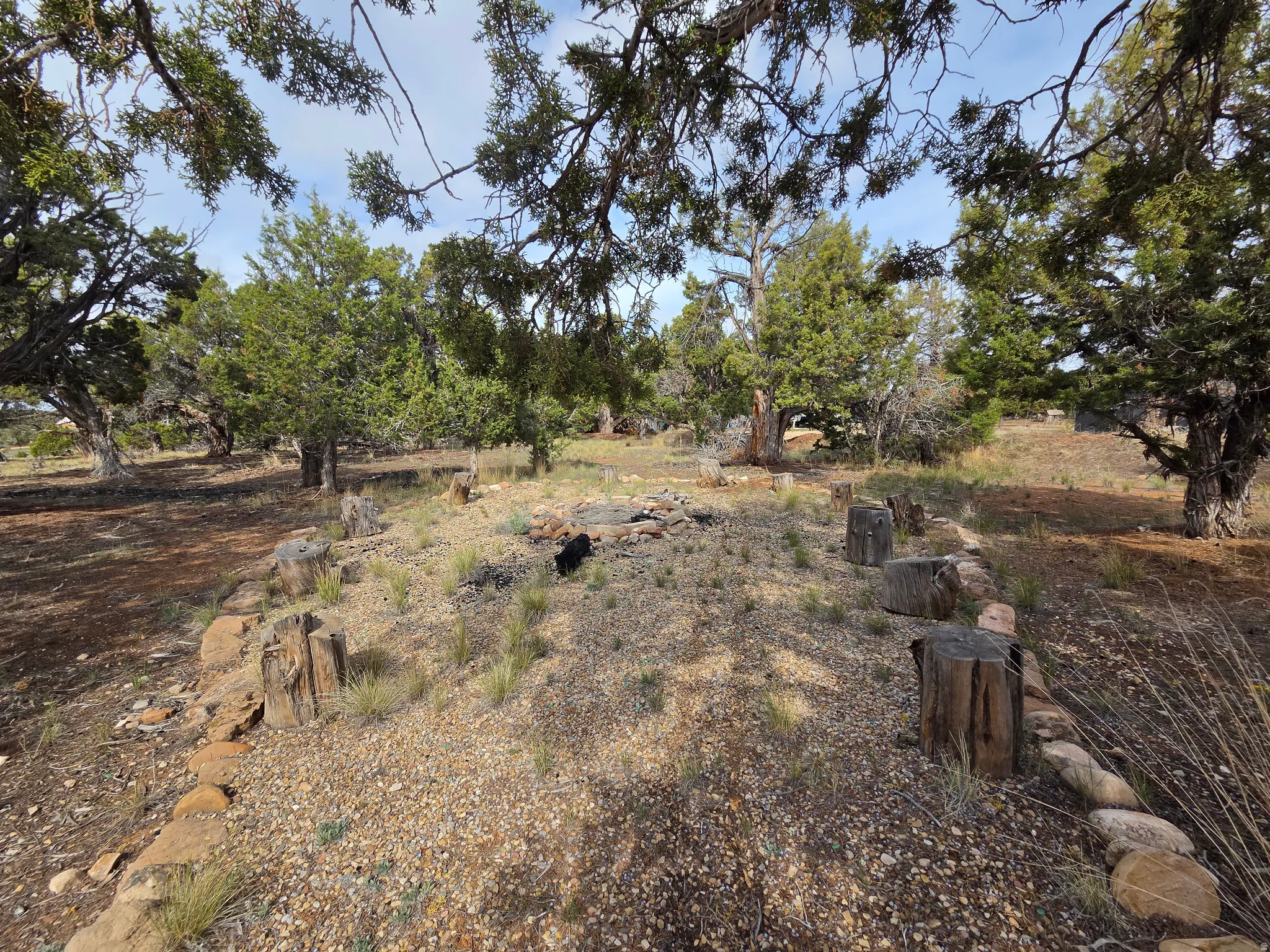 Nice Large Firepit Area