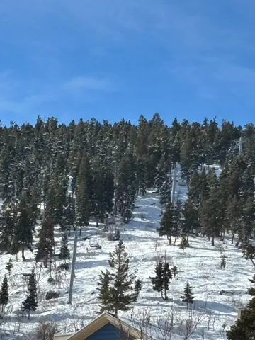 Snow-covered Ski Resort at Park City Mountain Resort Town Lift.