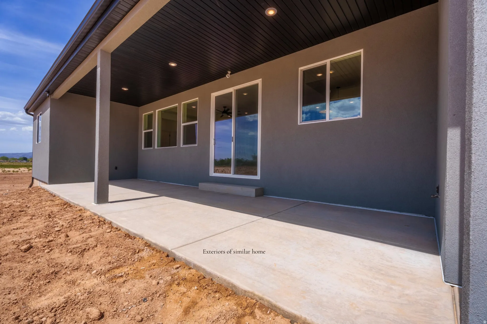 Exteriors of similar home