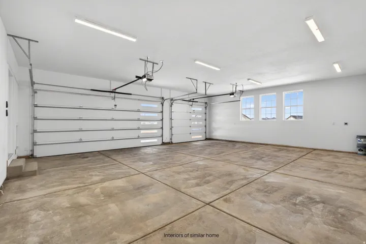 Interiors are from a similar home