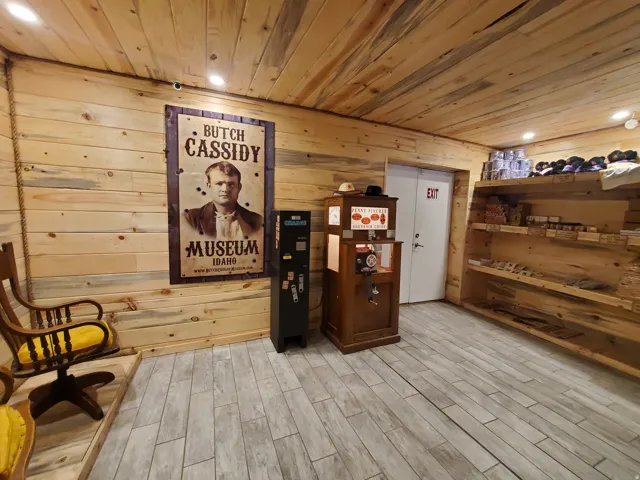 Wood-paneled walls and ceiling with recessed lighting