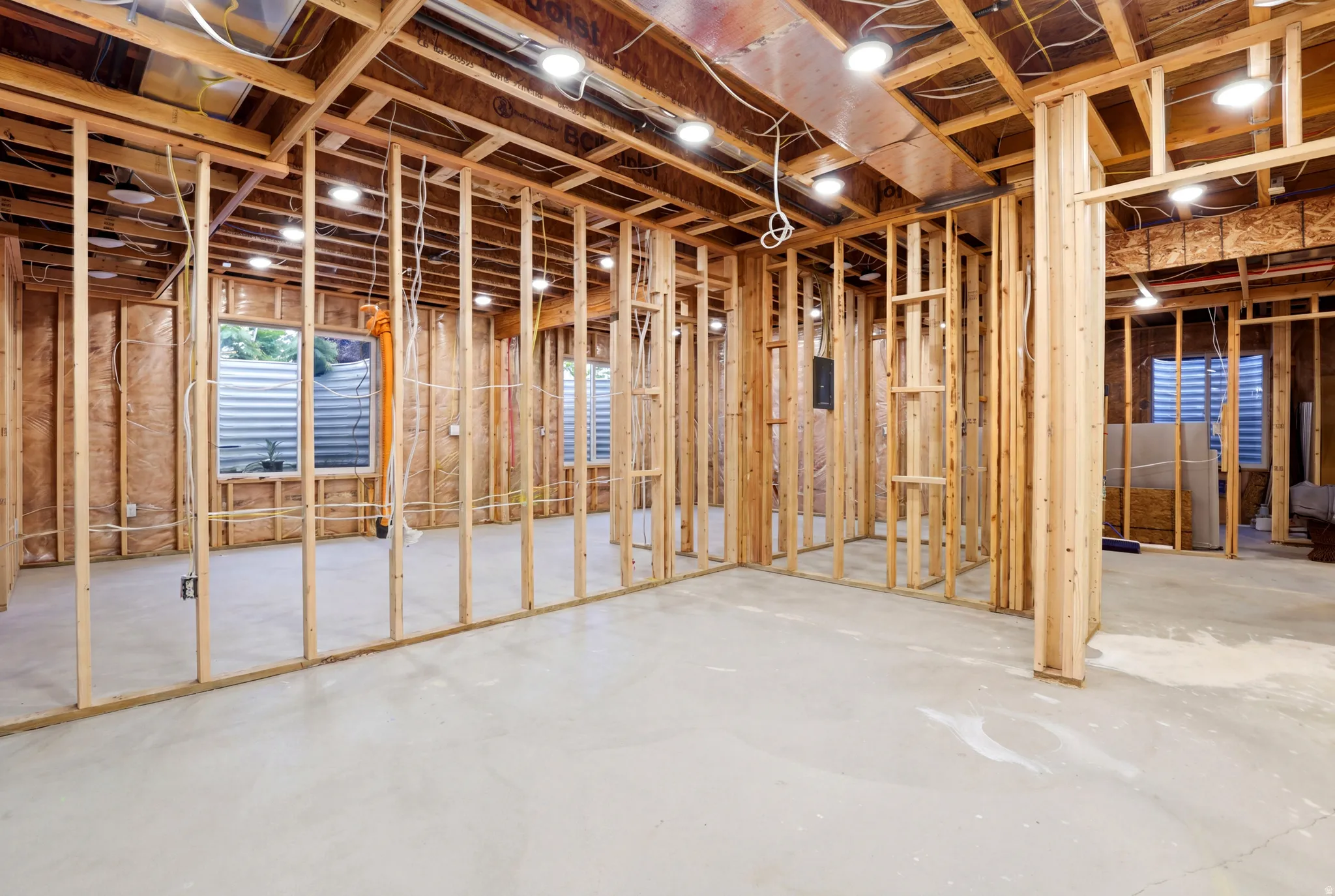 Unfinished basement