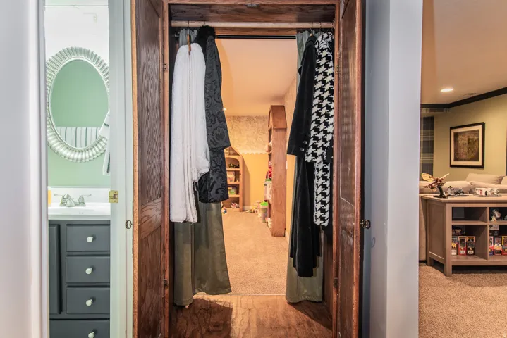 Through the wardrobe, what do you find???