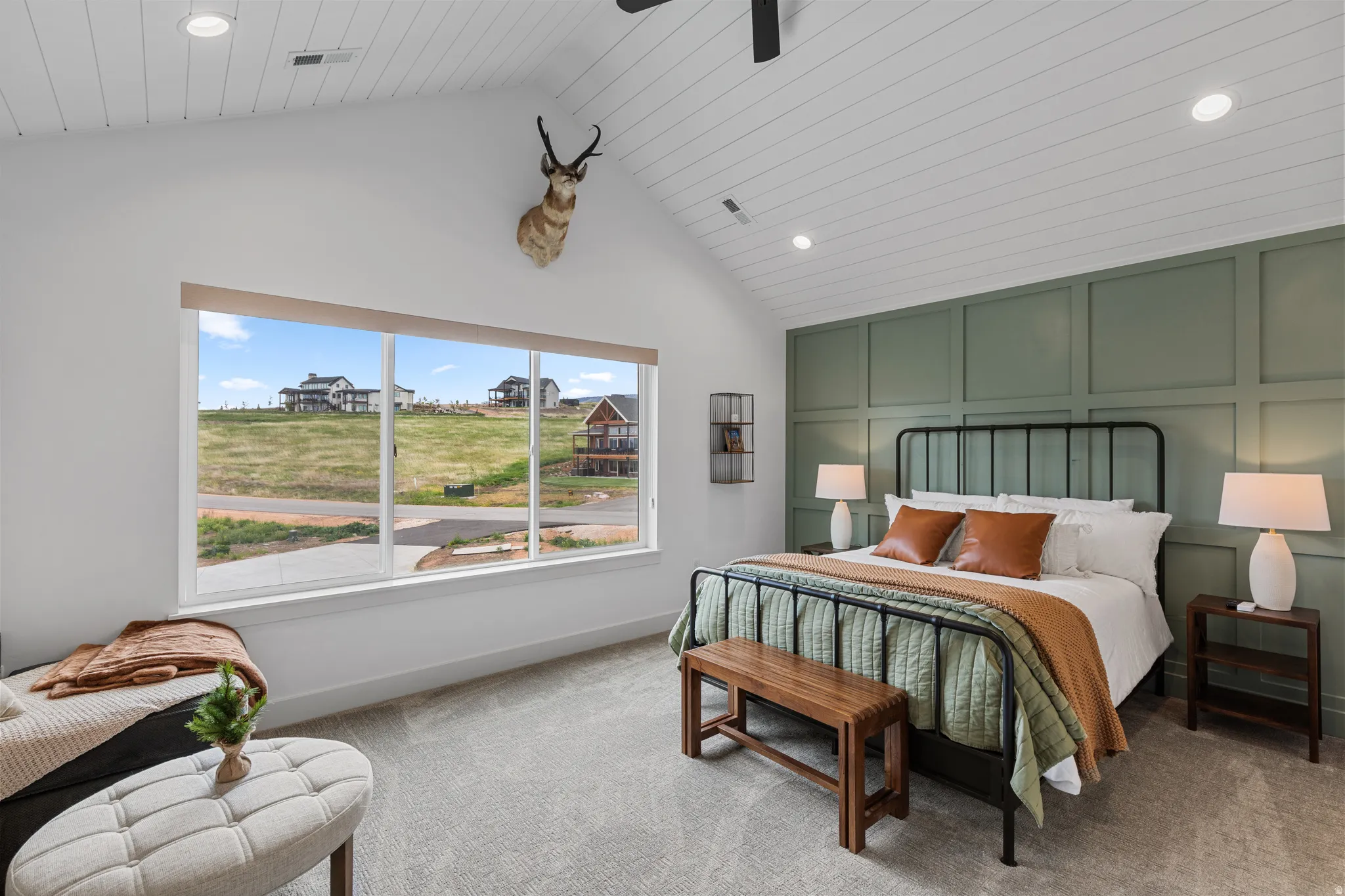 Expansive window offering broad outdoor views
