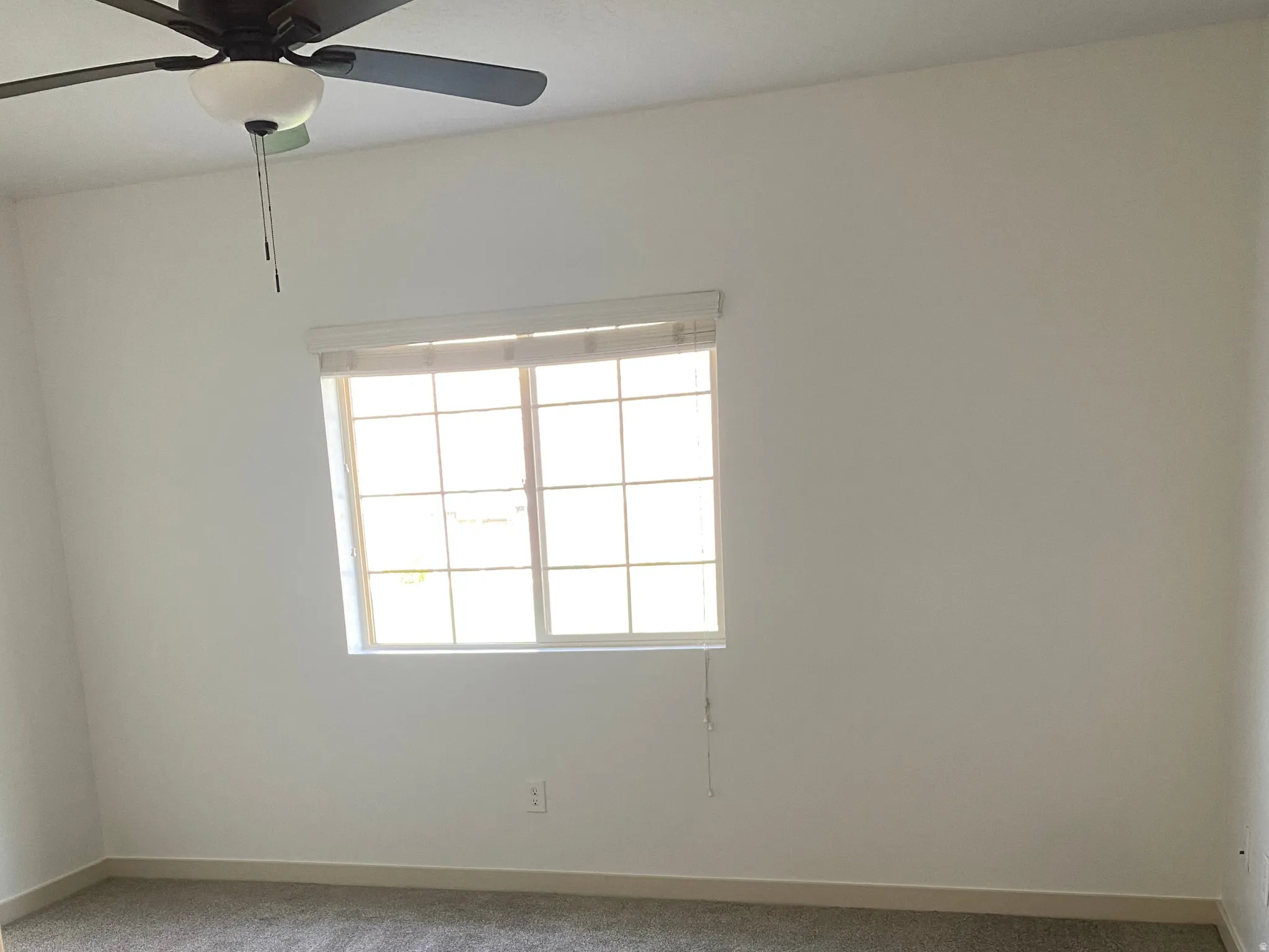 Neutral-toned wall paint with coordinating baseboards