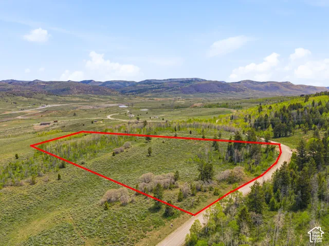 Expansive undeveloped land featuring rolling hills and varied tree cover