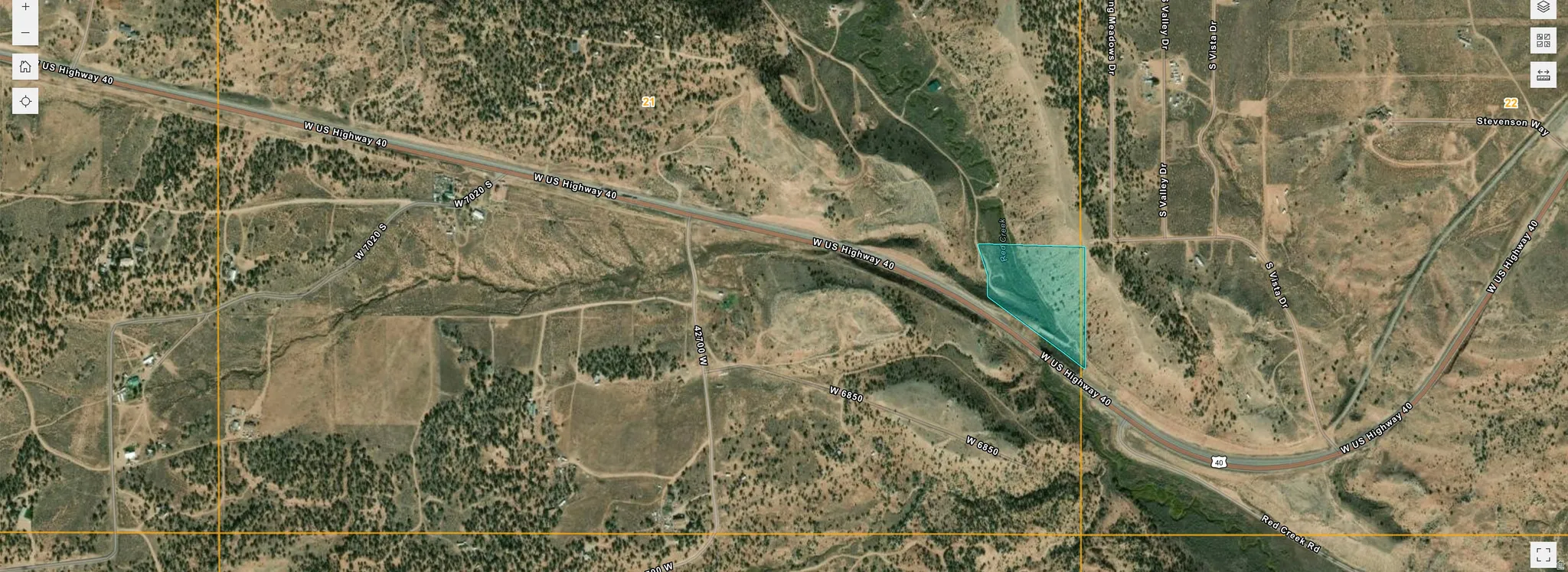 Property Location Map. Displaying the geographic position of the property within its surrounding area