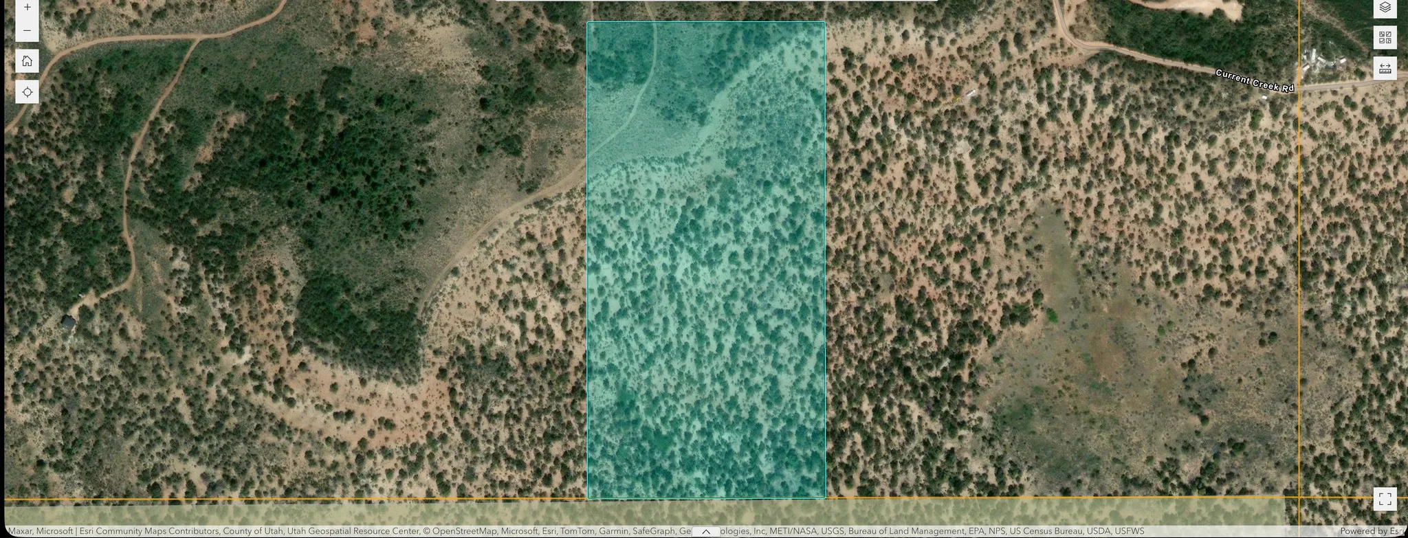 Property Map. Illustrating the boundaries of the property