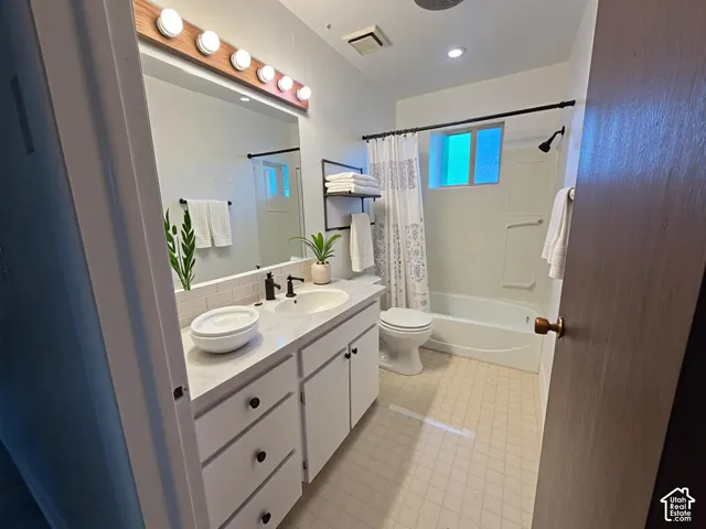 Digitally staged for ideas for bathroom