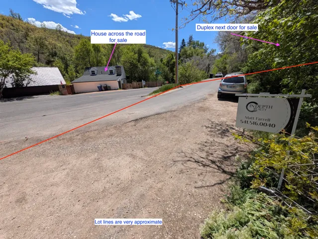Unimproved lot with mature trees and natural landscaping