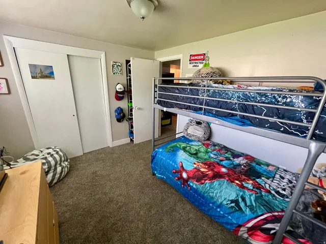 Room featuring neutral-toned carpeting and light-colored walls