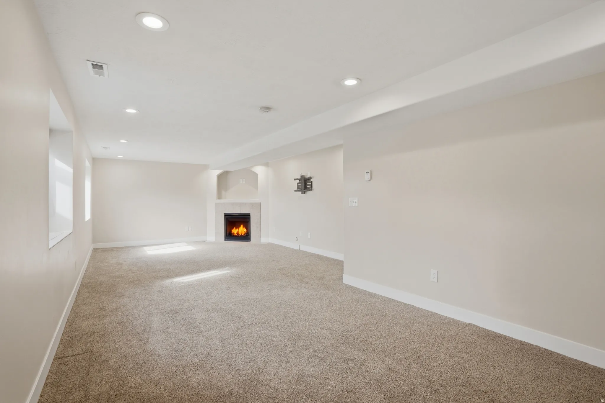 Basement living room