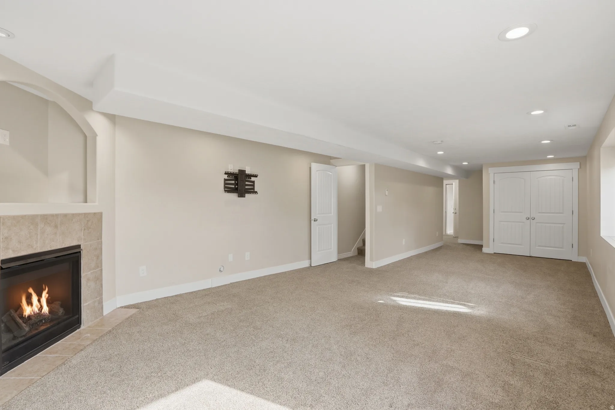 Basement living room