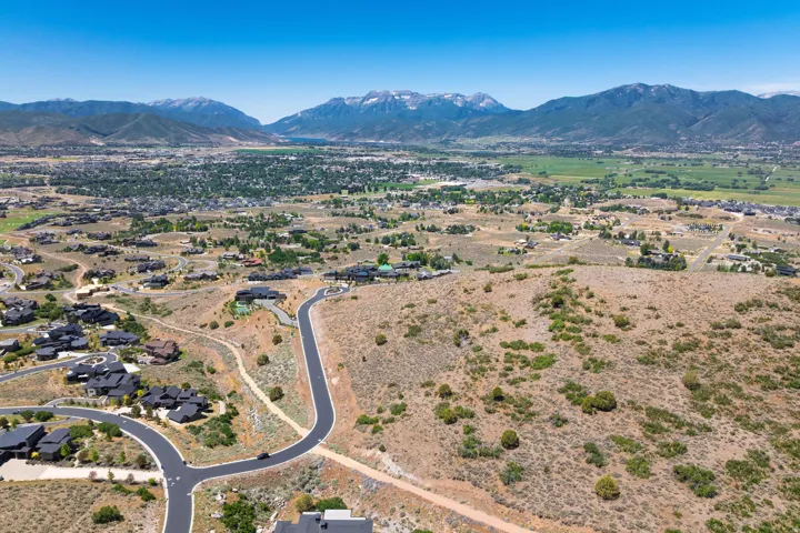 Expansive development featuring paved roads and residential structures