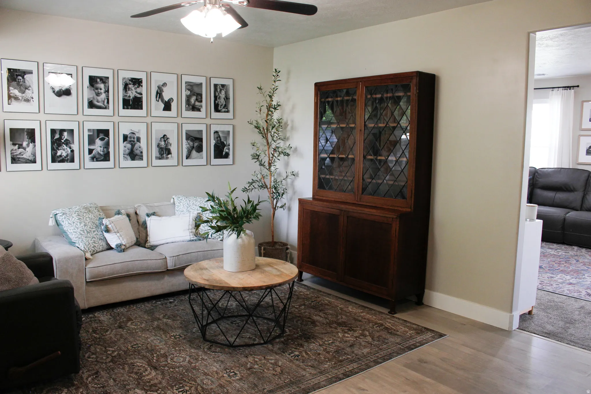 Inviting living area at the entry of the home!