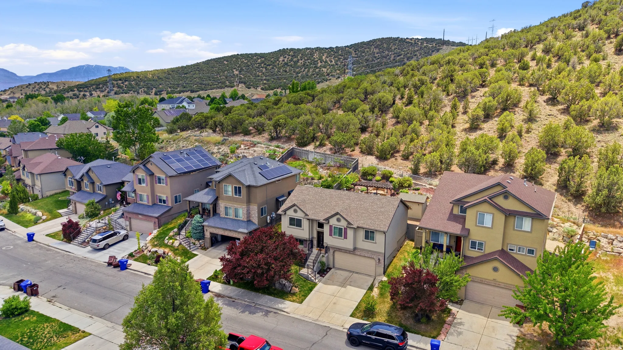 walk up the hill behind your house to see the beautiful views