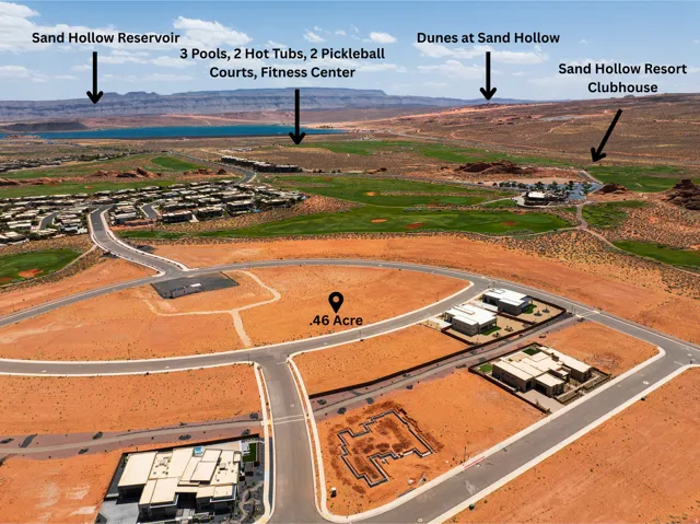 Gorgeous .46 Acre Lot in the Estates at Sand Hollow