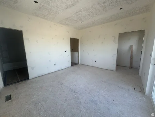 Owner bedroom with walk in closet and private bathroom