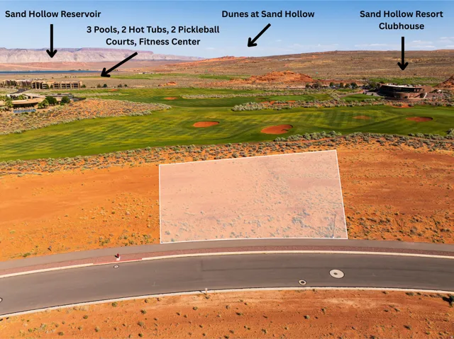 Incredible Flat Lot on Hole 18 of Sand Hollow Golf Course