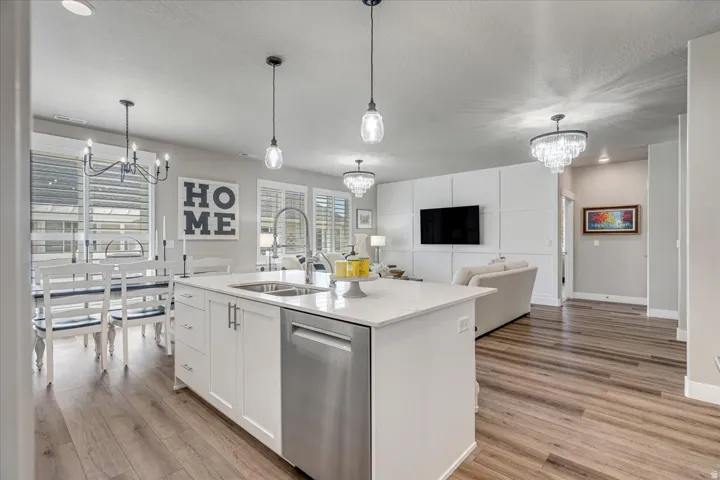 Open-concept living space