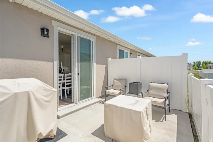 Patio access from the dining area