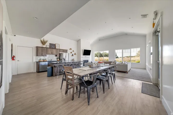 Clubhouse has large gathering spaces
