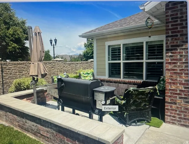 View of patio