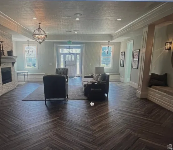 Club house, sitting area