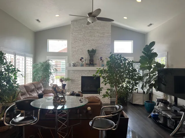 Open concept to dining and Kitchen