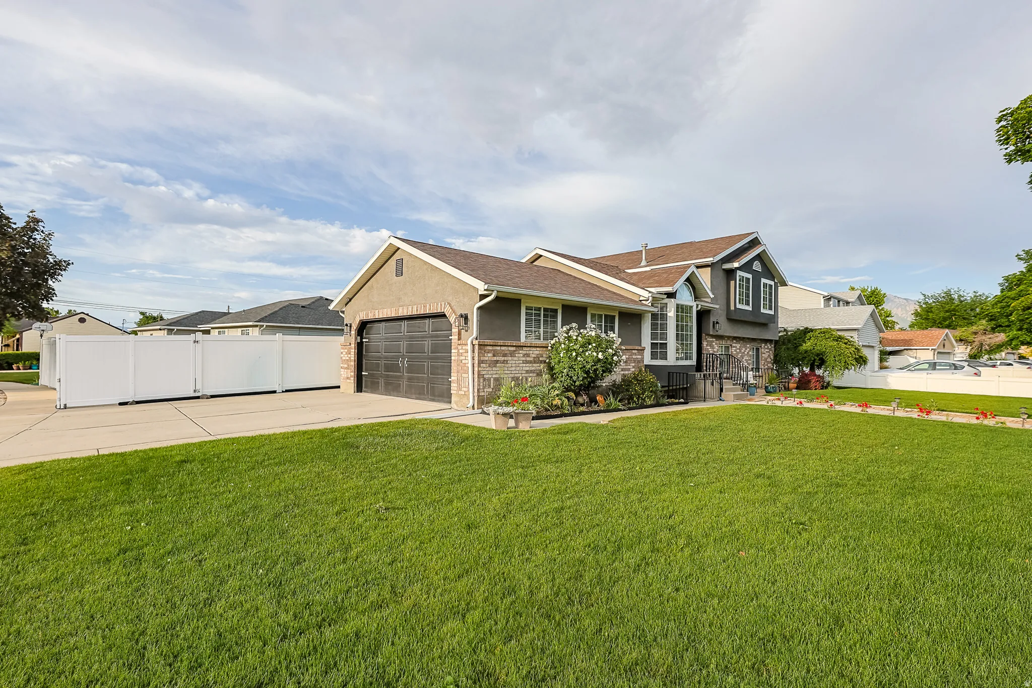 Beautifully maintained yard