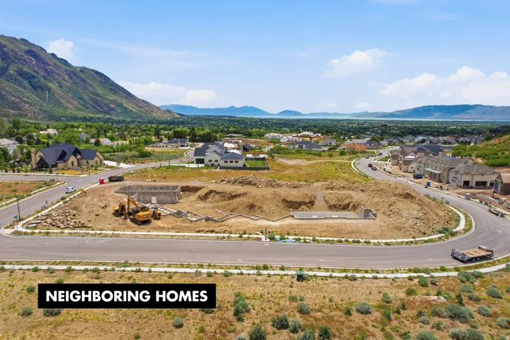 Property foundation under construction featuring graded earthwork