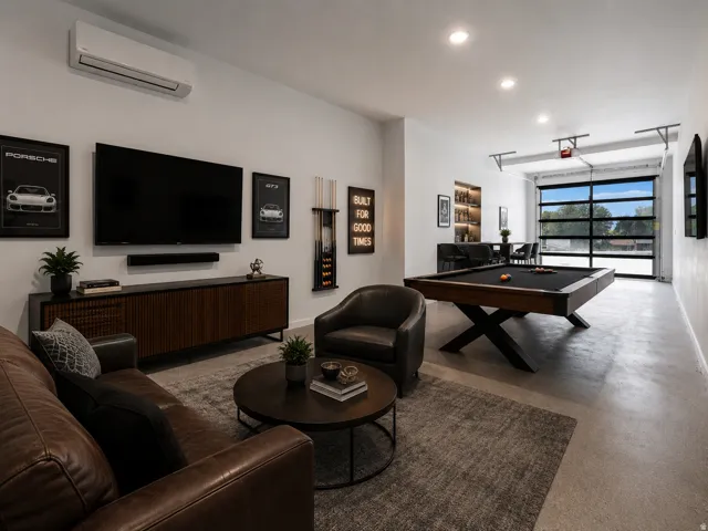Game room AI Mancave option with flexspace