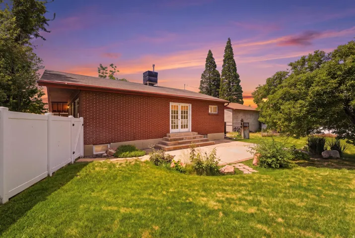 Large backyard, fully fenced in and a large patio area for entertaining.