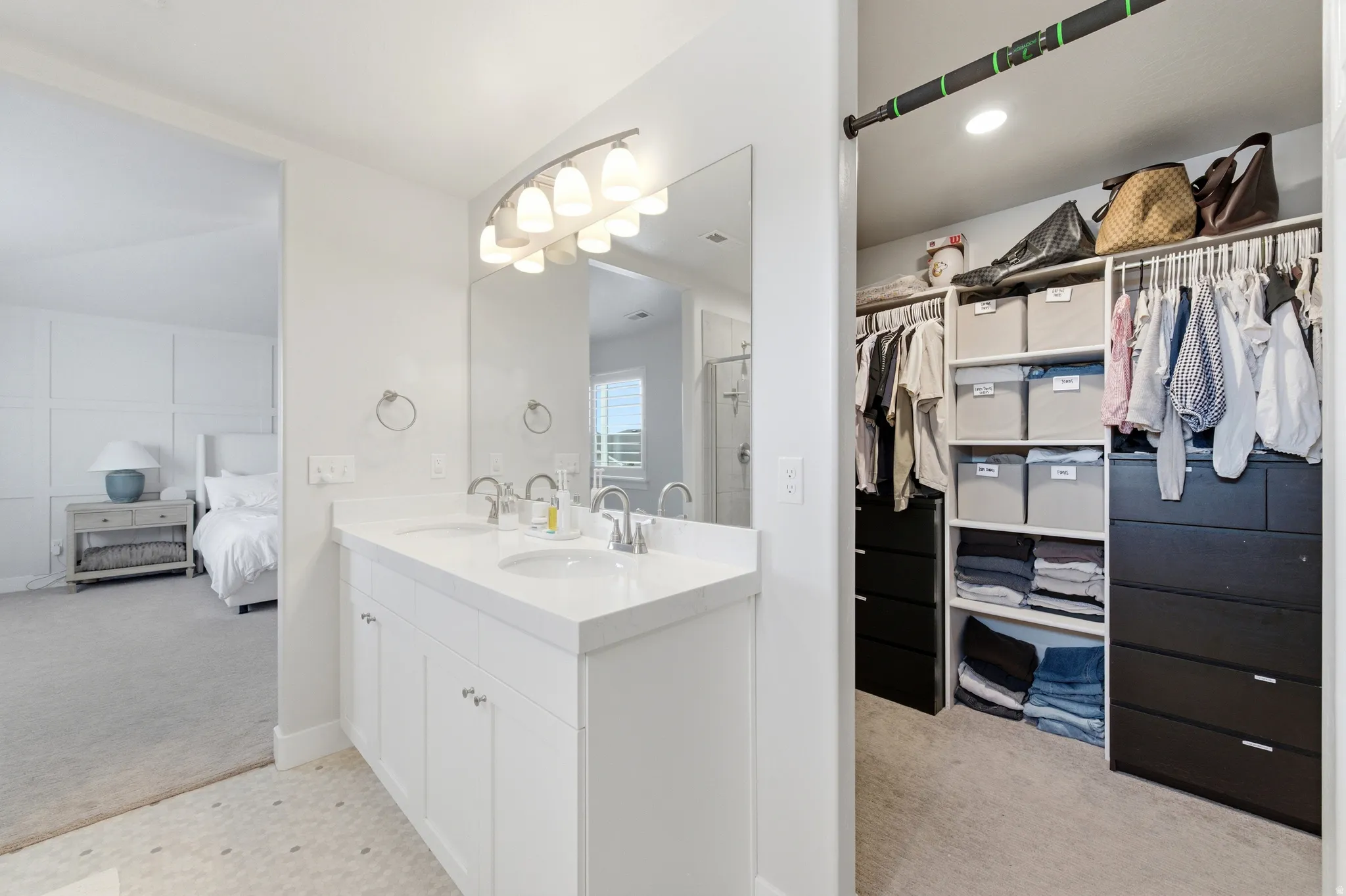Walk-in closet!