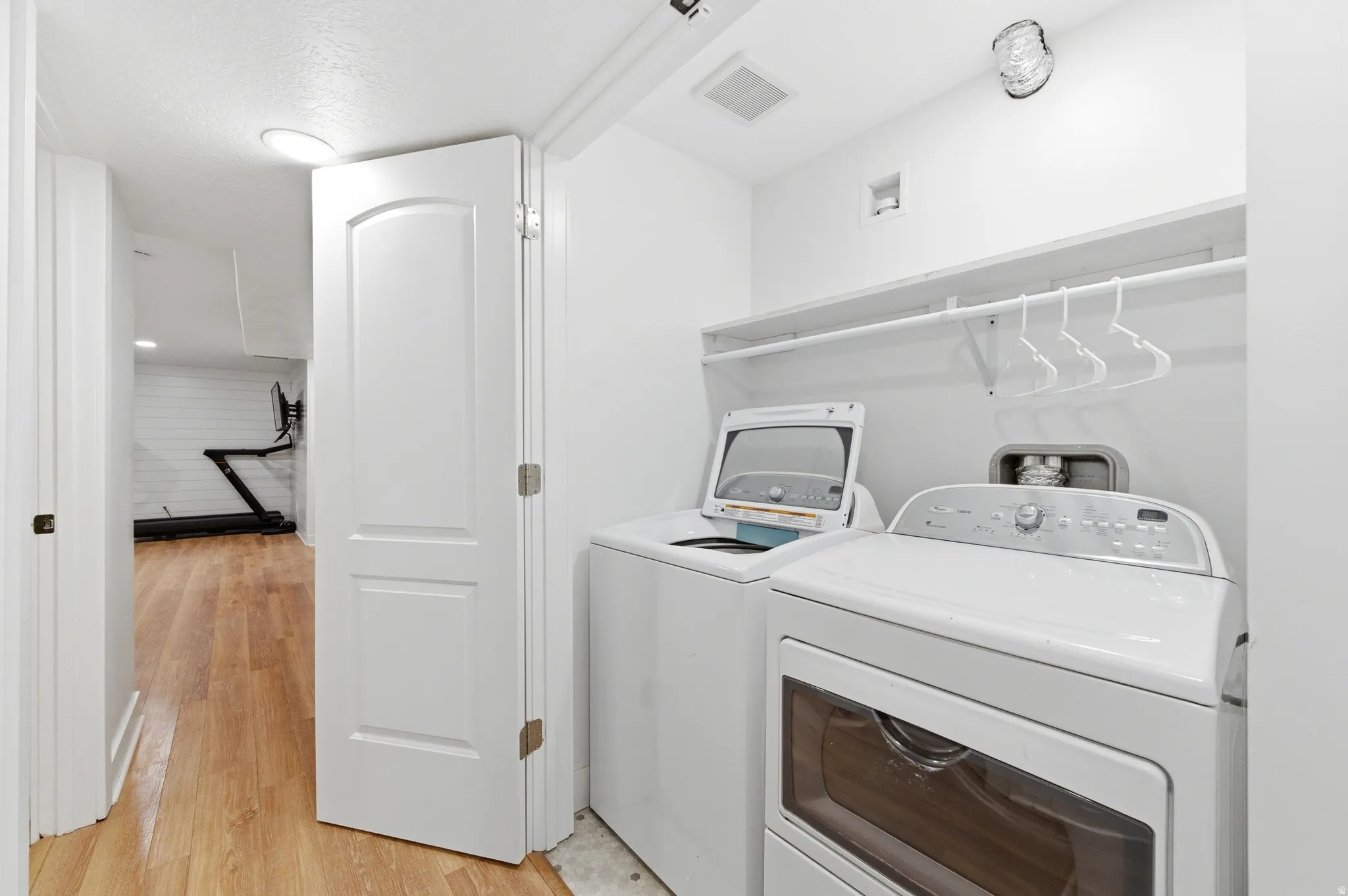 Dedicated washer & dryer for the basement apartment