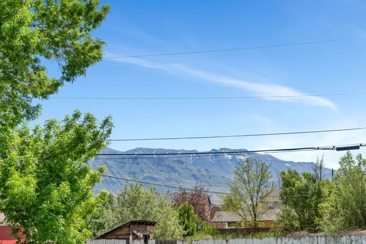 Mountain scenery with snow-capped peaks