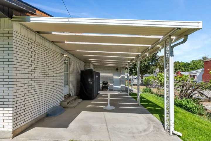Covered patio