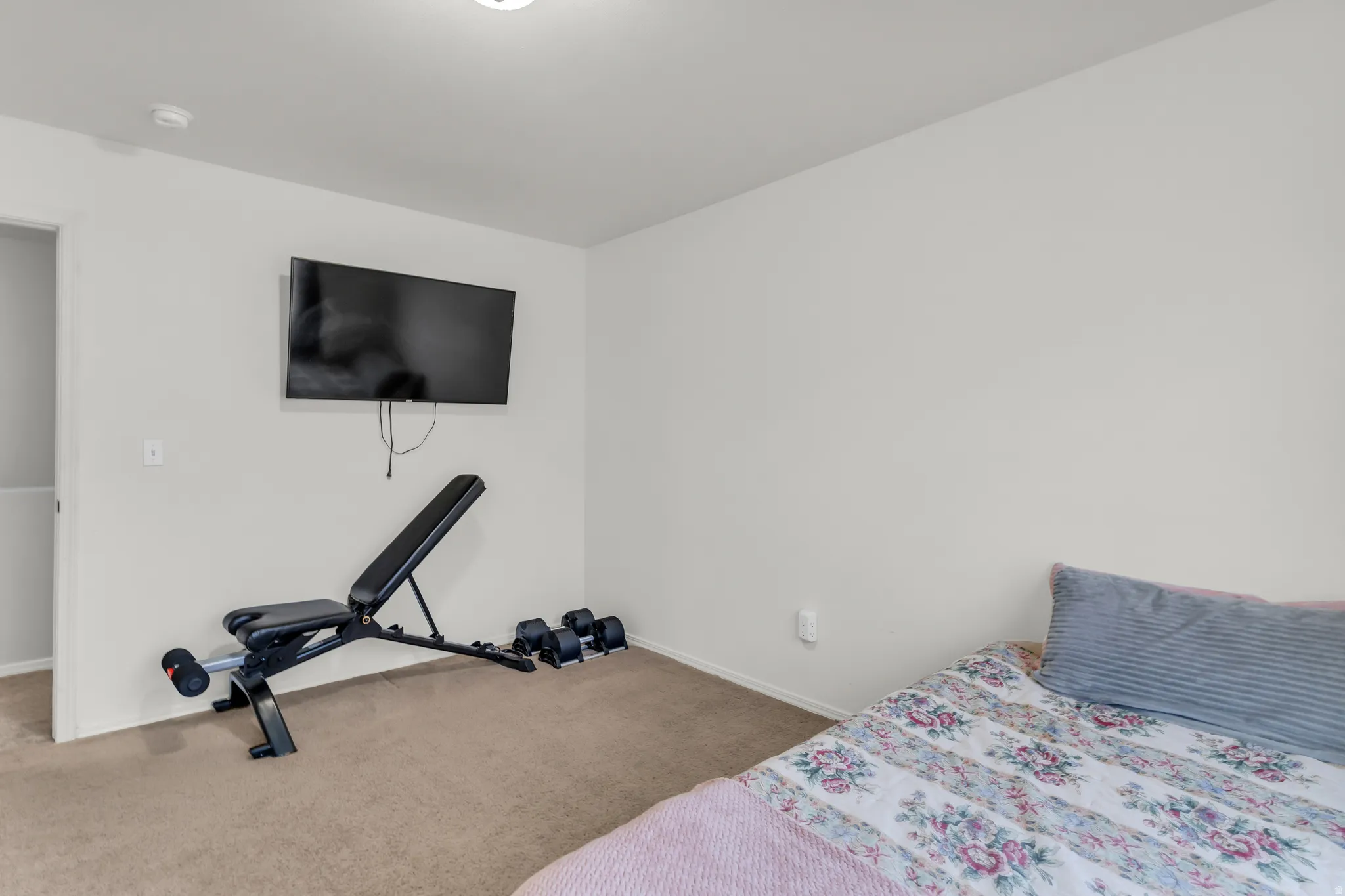 Neutral wall paint throughout