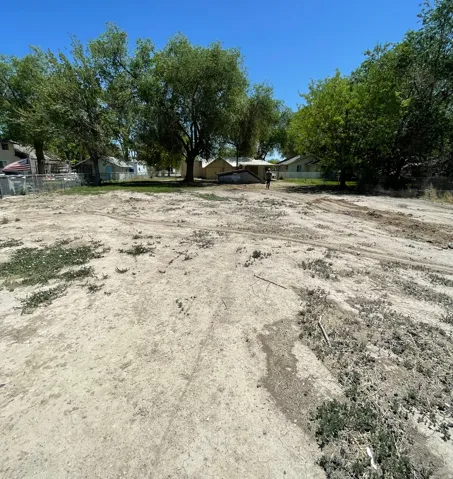 Expansive undeveloped lot featuring mature trees and a clear, level ground surface, ready for development