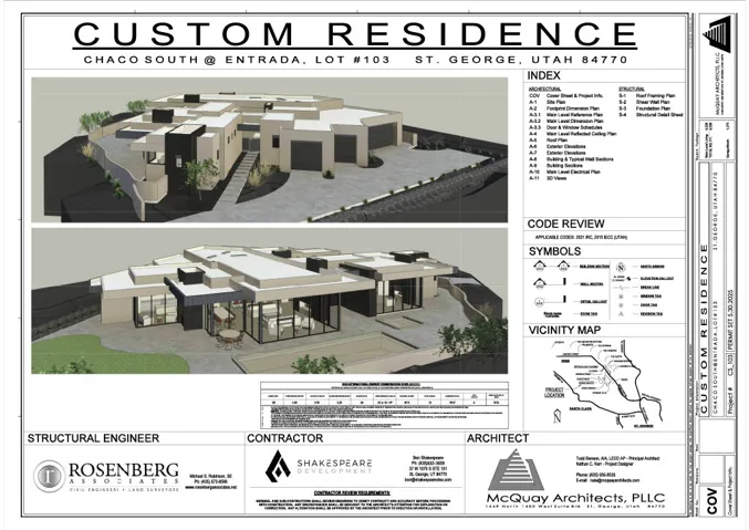 Architectural Plans. Presenting the overall design and layout of the property