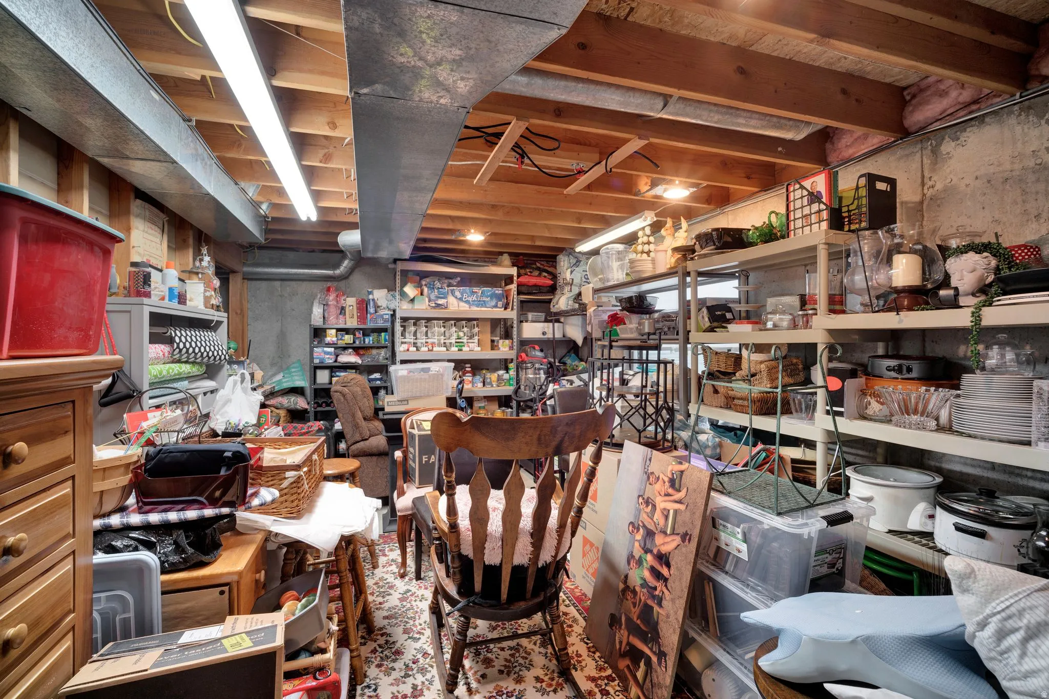 Large storage space in basement (or could be finished into 5th bedroom (it has a window).