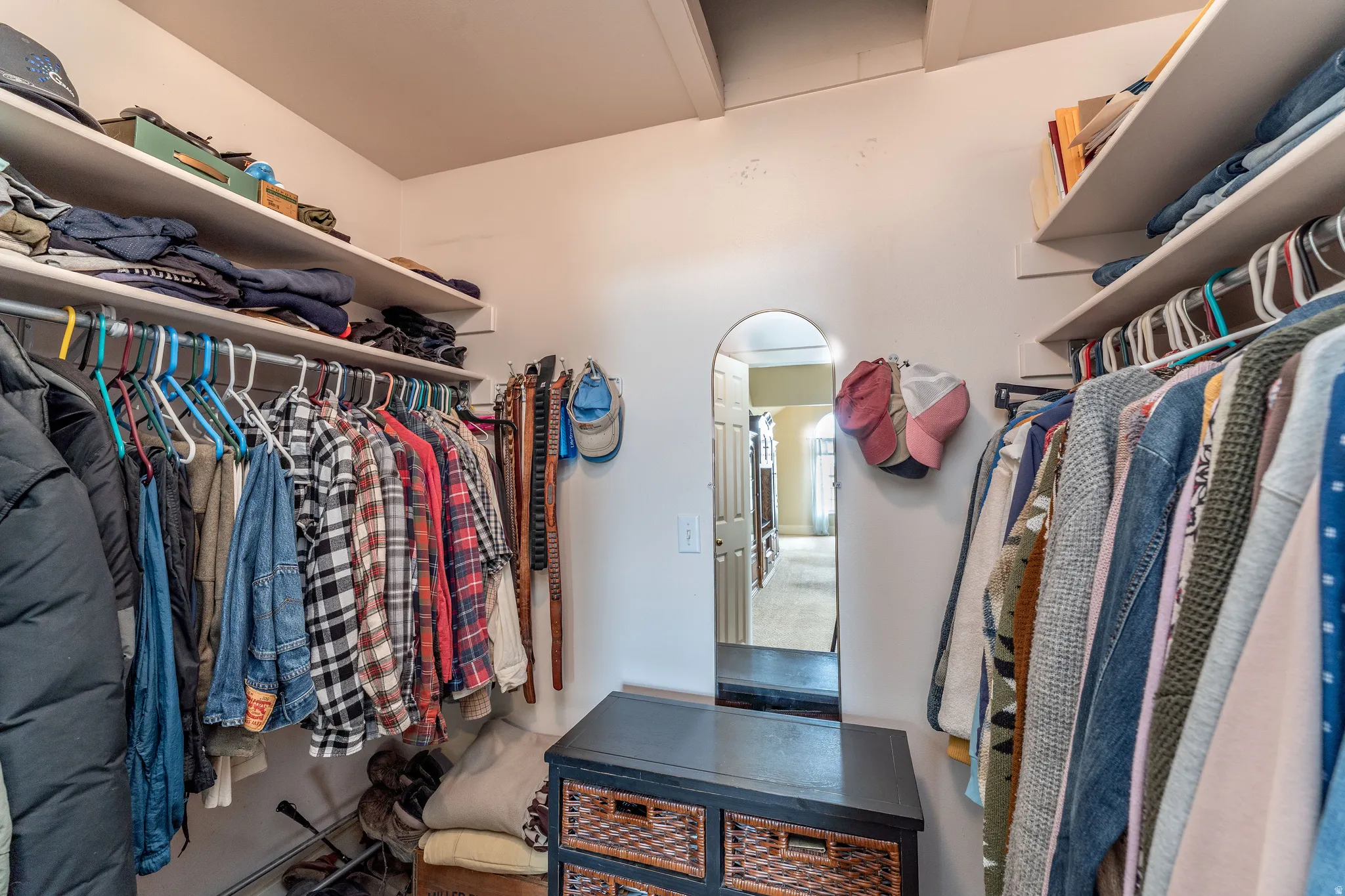 Walk-in closet master closet