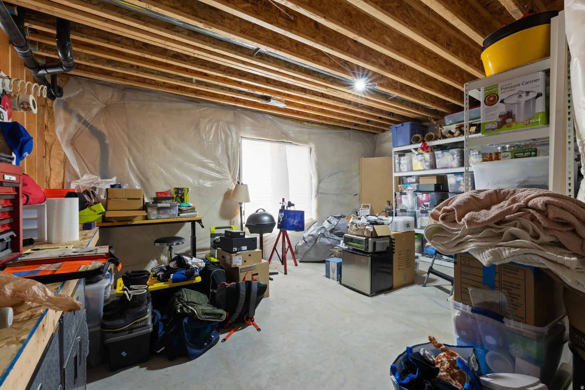Unfinished basement