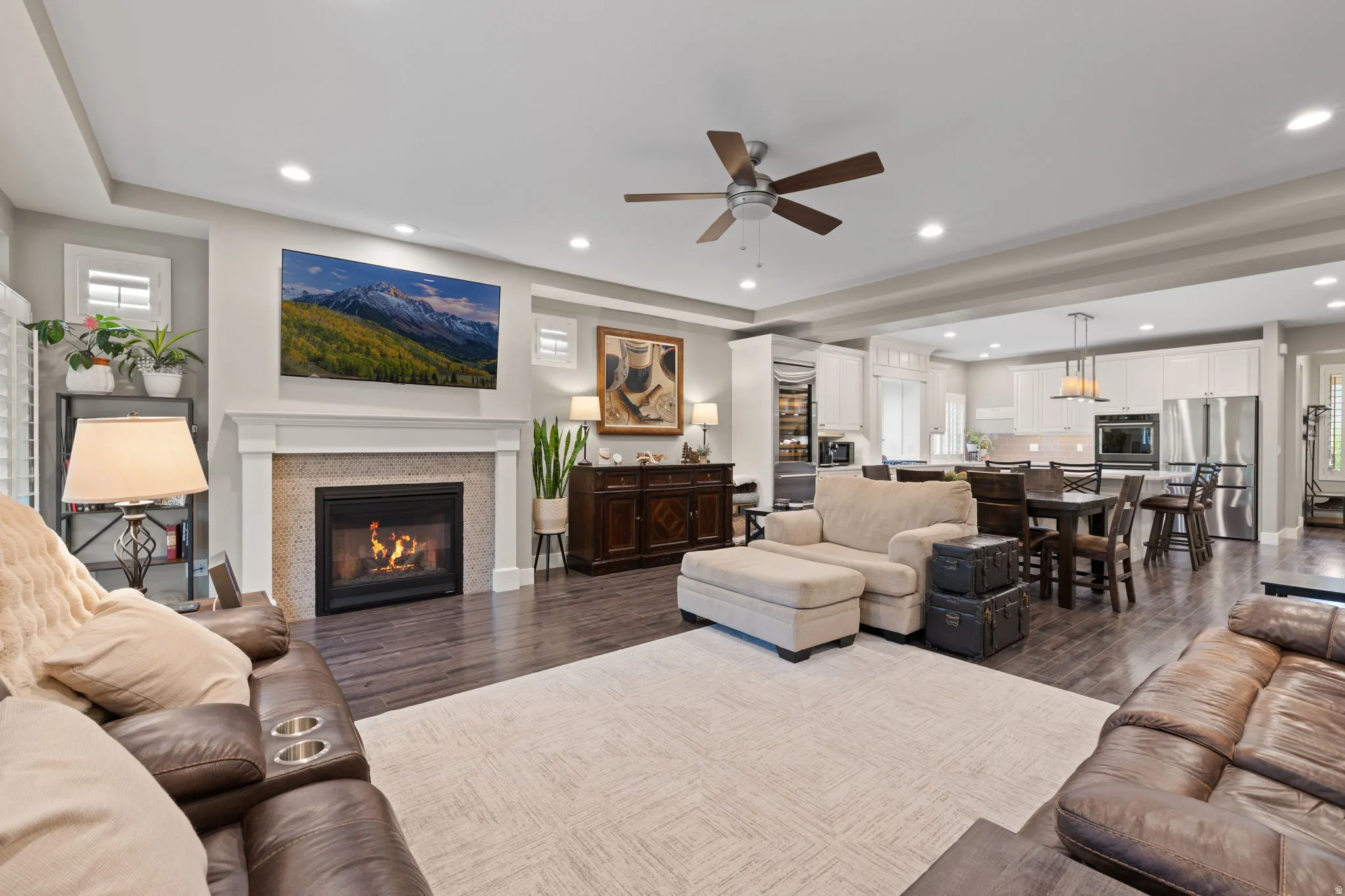 Gas fireplace