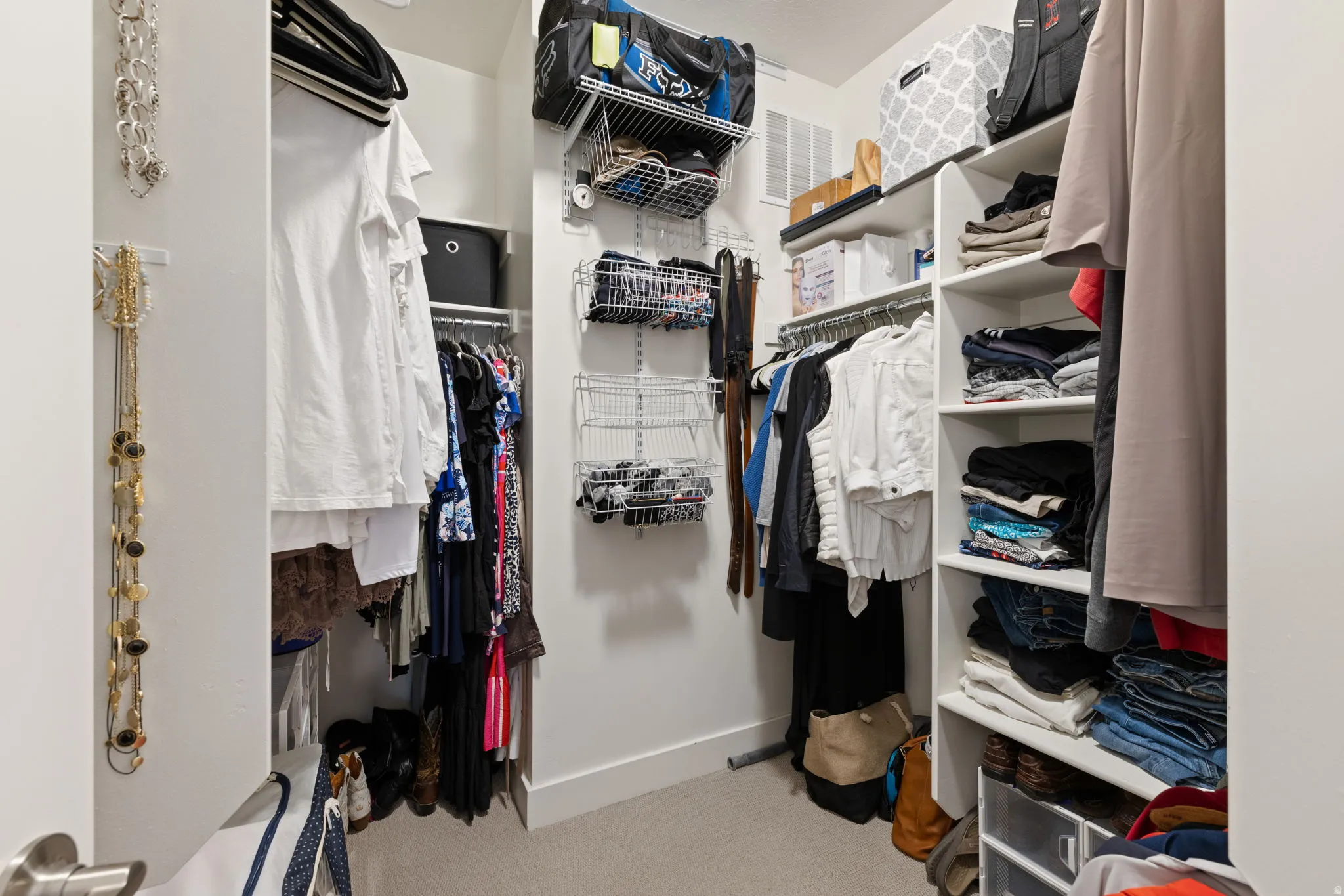 Primary walk in closet