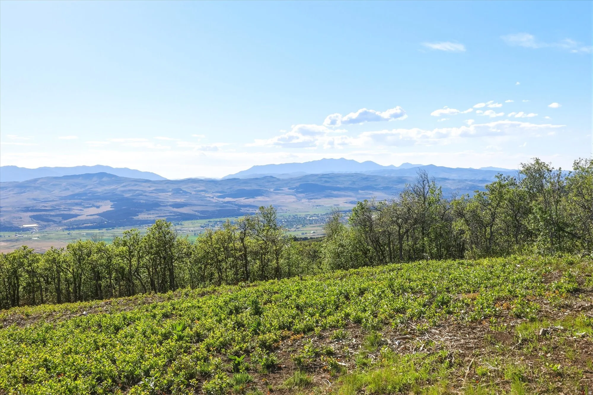 Expansive mountain and valley views