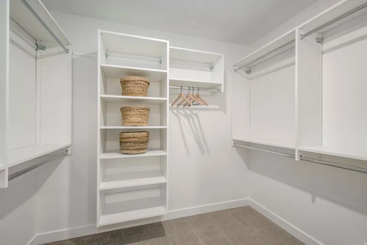 Organized closet space designed for easy everyday living. * model home photo