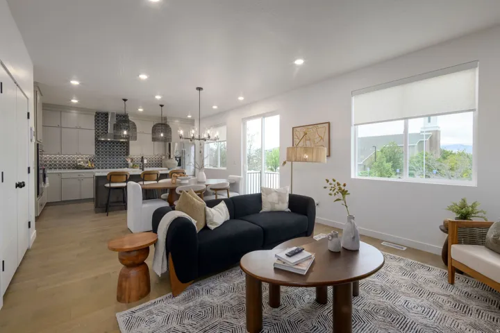 Comfortable gathering space with an inviting atmosphere. *model home photo